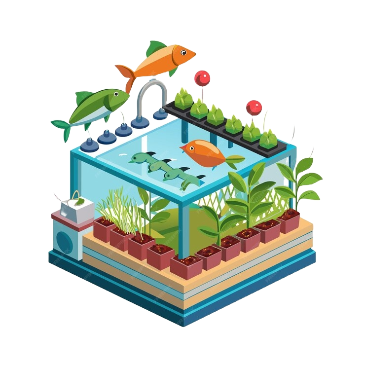 Aquaponics Illustration